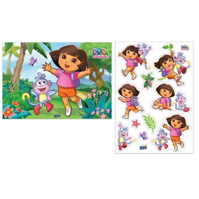 Kit Decorativo Papel Dora Aventureira - Festcolor