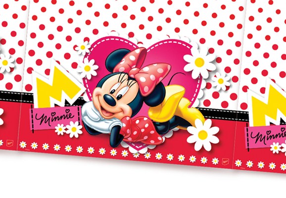 Toalha Plstica de Mesa Minnie Mouse Red (ref.95) - Regina 