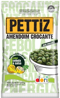 Amendoim Pettiz Cebola e Salsa c/ 1,01Kg - Dori