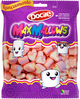 Marshmallow MaxMallows Corao c/250grs - Docile