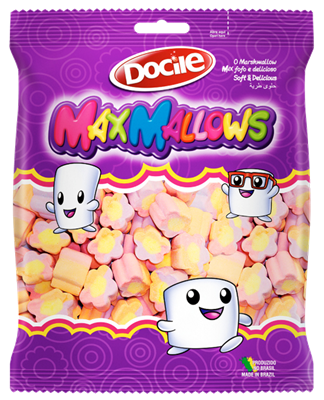 Marshmallow MaxMallows Flor c/250grs - Docile