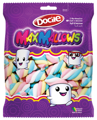 Marshmallow MaxMallows Color 1 c/250grs - Docile