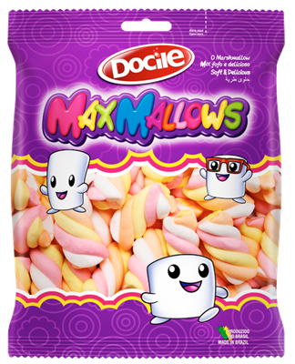 Marshmallow MaxMallows Twist Color 2 c/250grs - Docile