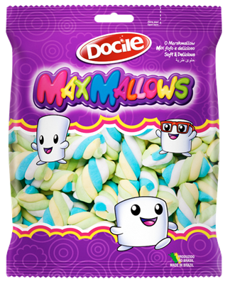 Marshmallow MaxMallows Twist Color 3 c/250grs - Docile