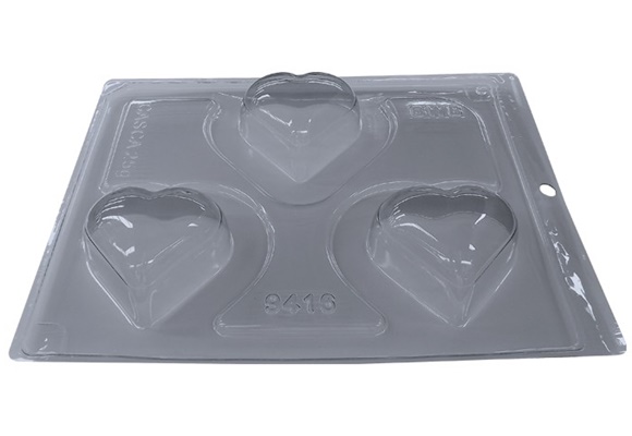 Forma de Silicone Corao Mdio Liso - BWB