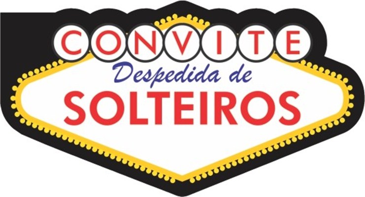 Convite Desp. Solteiro Las Vegas (08unid.) - Duster
