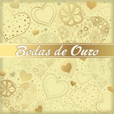 Convite Bodas de Ouro (08 unid.) - Duster