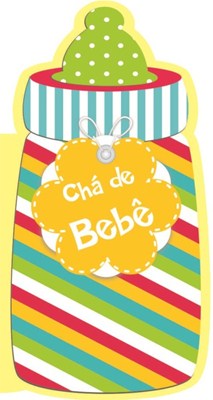 Convite Ch de Beb Mamadeira (08 unid.) - Duster