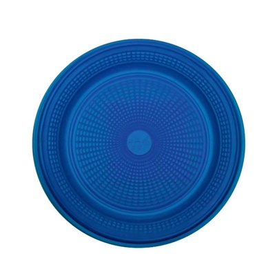 Prato Descartvel Azul Escuro 15cm c/10 unid. - Trik Trik
