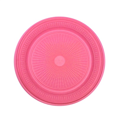Prato Descartvel Rosa 15cm c/10 unid. - Trik Trik