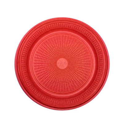 Prato Decartvel Vermelho 15cm c/10 unid. - Trik Trik