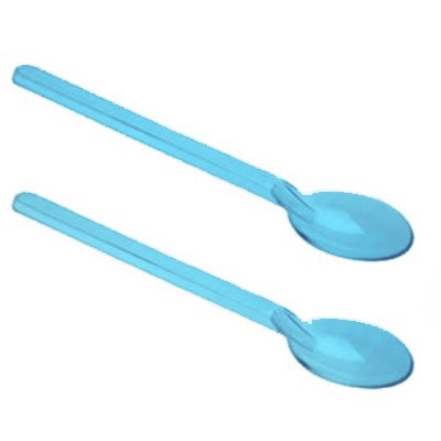 Colher Piccolo Azul c/100 unids. - Plastilnia