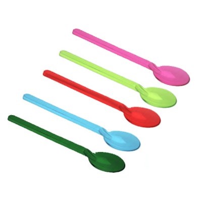 Colher Piccolo Colorida Sortida c/100 unids. - Plastilnia