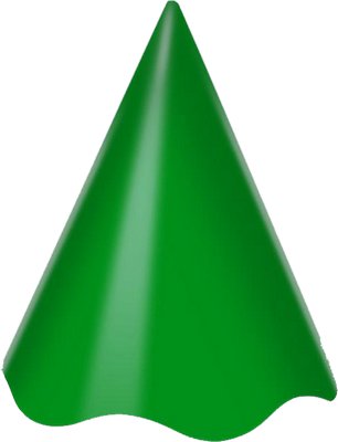 Chapu Cone Live Colors Verde (8 unid.) - Junco