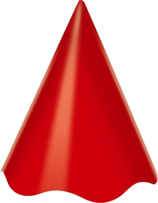 Chapu Cone Live Colors Vermelho (8 unid.) - Junco