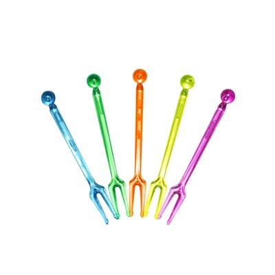 Espetinho para Petisco Colorido (100 unid.) - Plastilnia