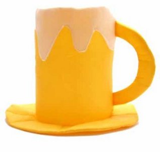 Chapu Cartola Chopp Amarelo