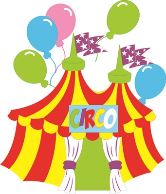Painel Circo c/6 Itens - Piffer