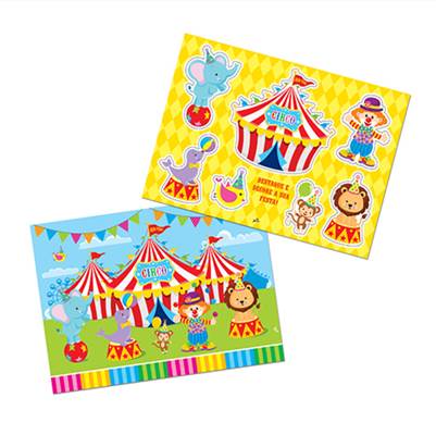 Kit Decorativo Circo Mgico  - Junco