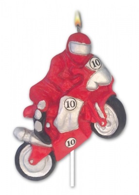 Vela Moto Sport Vermelha - Velarte