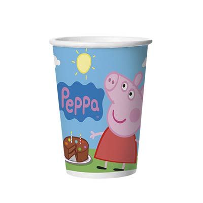 Copo de Papel 180ml. Peppa Pig - Regina