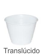 Copo Plstico Translcido 50ml 100 unid. - Copomais