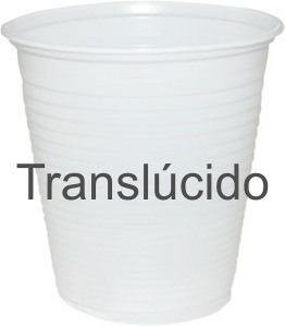 Copo Plstico Translcido 180ml 100 unid. - Copomais