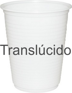 Copo Plstico Translcido 200ml 100 unid. - Copomais
