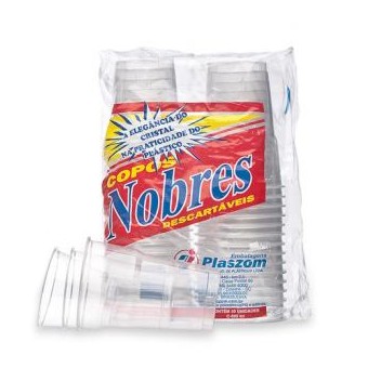 Copo Cristal Nobre 150ml. 50 unid - Plaszom