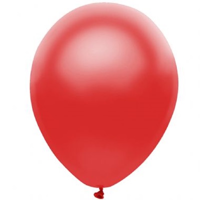 Balo Liso Vermelho 9 c/50 unid. - Balloontech