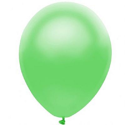 Balo Liso Verde Lima 9 c/50 unid. - Balloontech