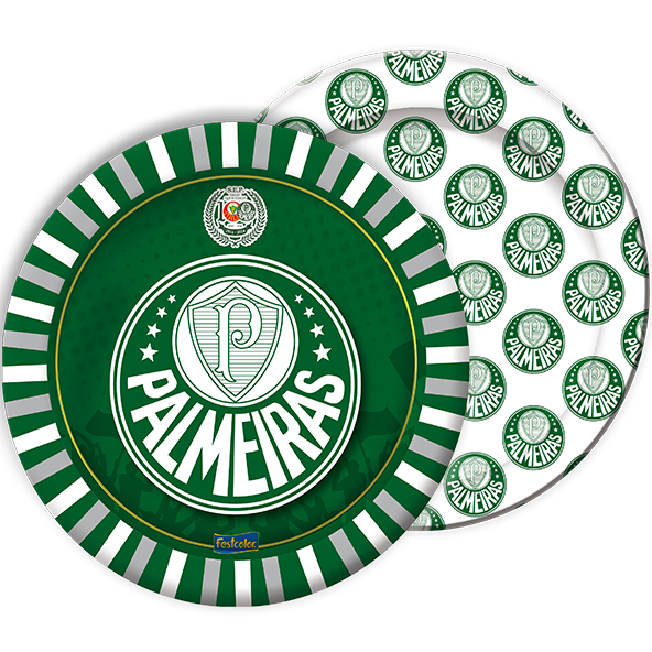 Prato 18cm Palmeiras  (08 unid.) - FestColor