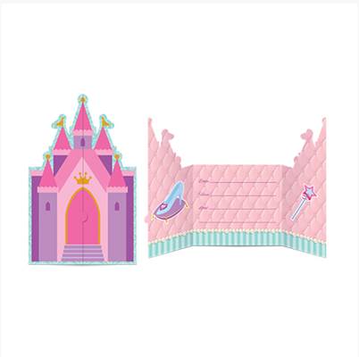 Convite Princesa c/8 unid. - Junco