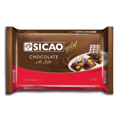 Chocolate Ao Leite Gold 2,1Kg - Sicao
