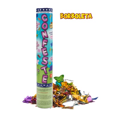 Lana Confete Borboletas Premium 25cm - Mundo Bizarro