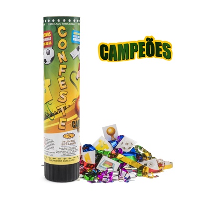 Lana Confete Kids Adesivos Campees 21cm - Mundo Bizarro