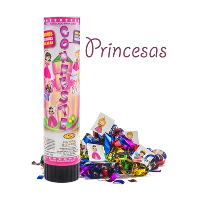 Lana Confete Kids Princesas Adesivos 21cm - Mundo Bizarro
