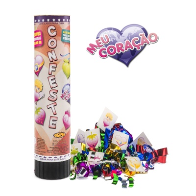 Lana Confete Kids Meu Corao 21cm - Mundo Bizarro