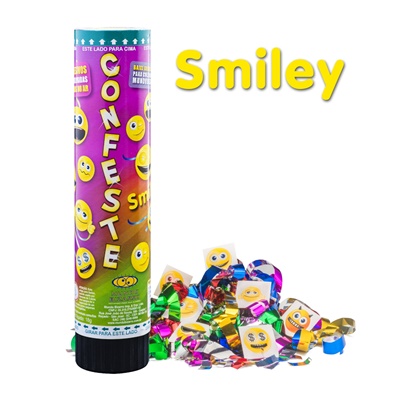 Lana Confete Kids Smiley 21cm - Mundo Bizarro