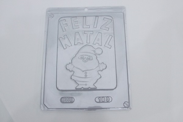 Forma Simples Placa Feliz Natal - BWB