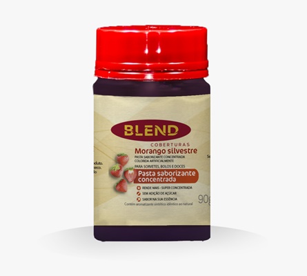Pasta Saborizante Concentrada Morango Silvestre 90g - Blend