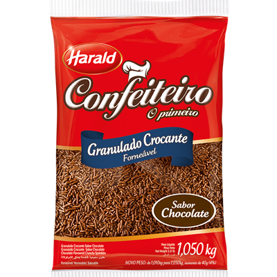 Granulado Crocante sabor Chocolate 1Kg. - Harald