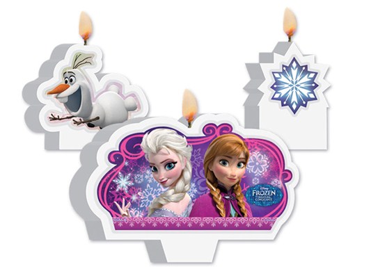 Kit Vela Plana Frozen (03unid.) - Regina