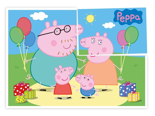Kit Decorativo Painel Peppa Pig 4 Lminas - Regina