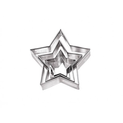 Jg. Cort. Estrela Inox c/ 4pcs - Caparroz