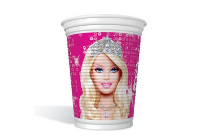 Copo Plstico Life Of Barbie - Regina (8 unid.)