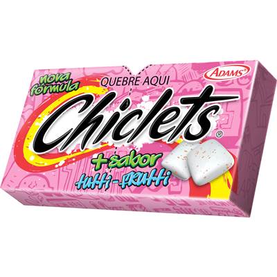 Chiclets Adams Tutti-Frutti c/100 unid. - Mondelez