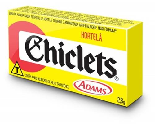Chiclets Adams Hortel c/100 unid. - Mondelez