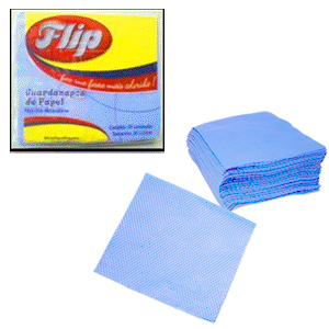 Guardanapo Papel 20x21 Azul Claro (50 unid.) - Flip Festas