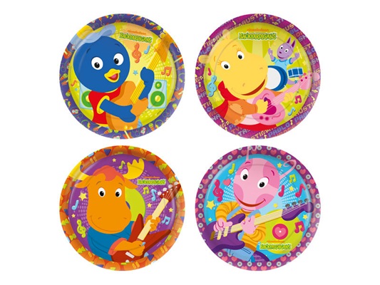 Prato Aniversrio Backyardigans Music - Regina (8 unid.)